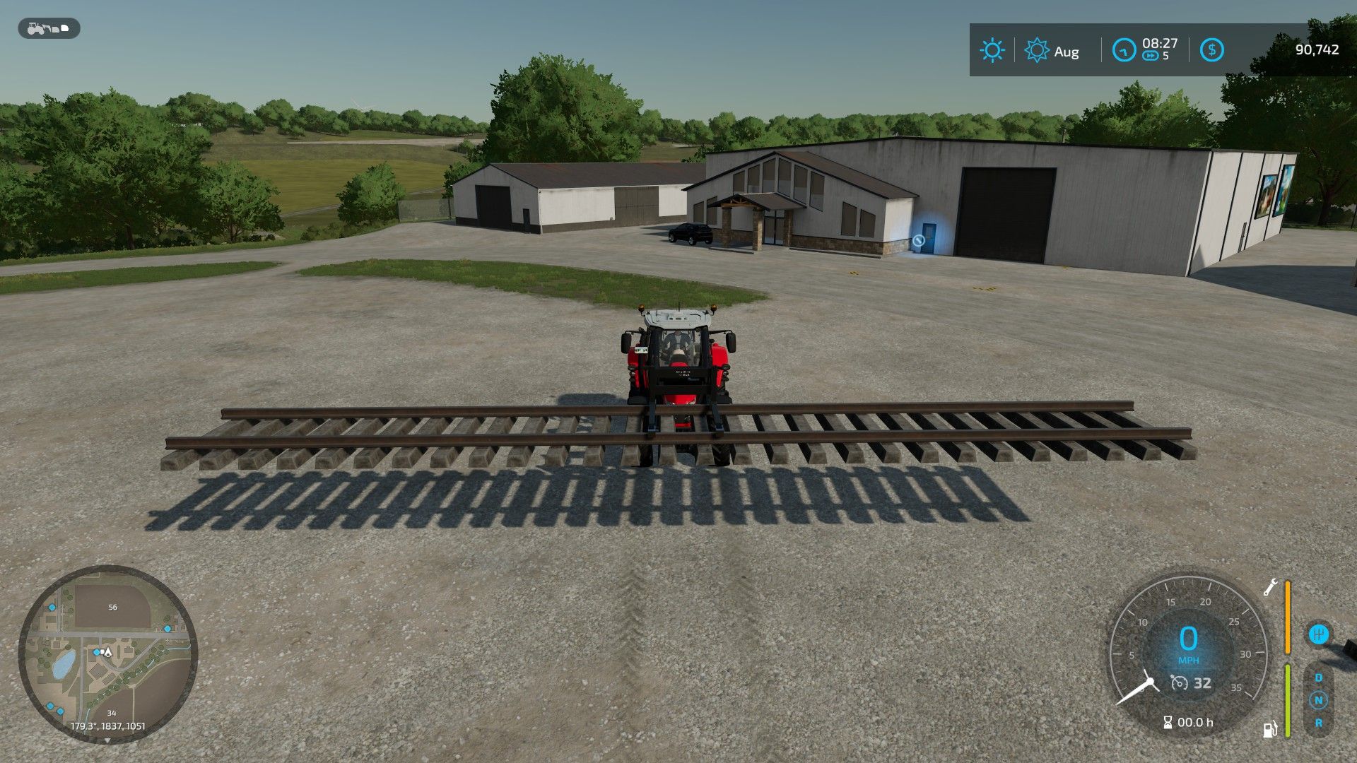 Railway track pack
