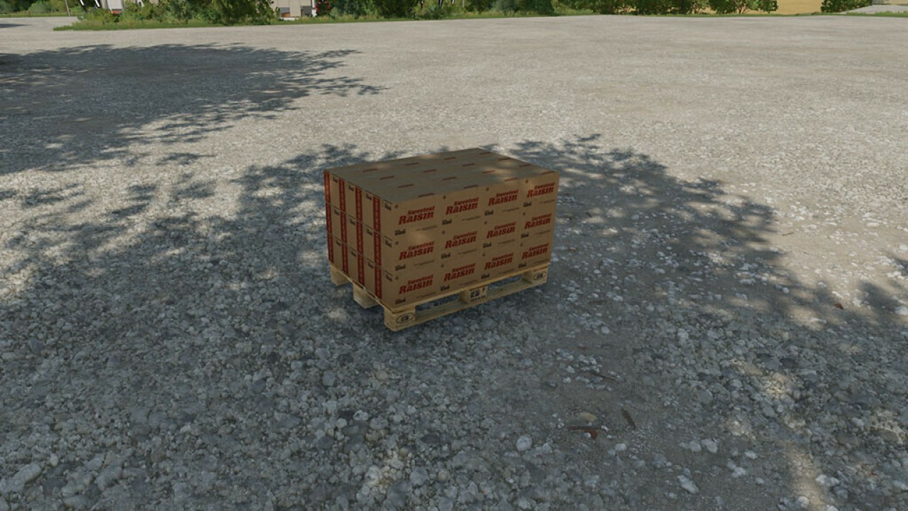 Raisins And Grapes Pallets