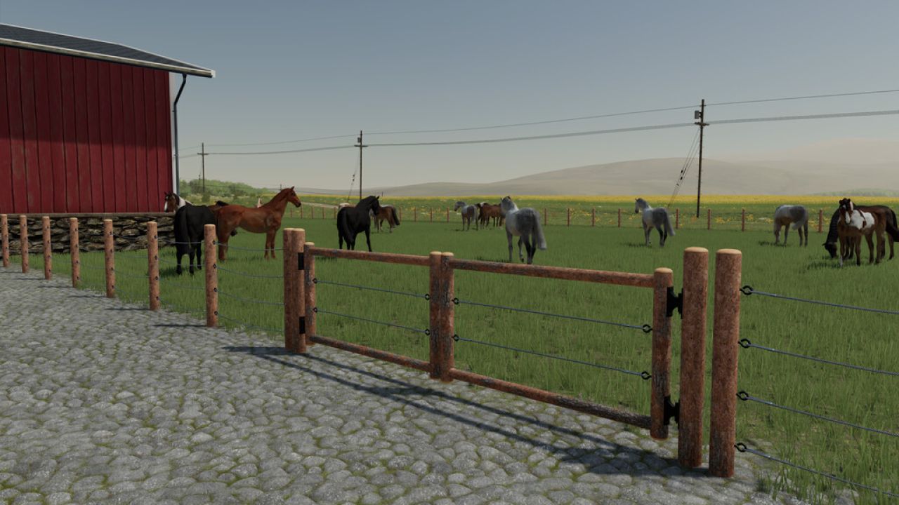 Pacotes de portões e cercas de rancho
