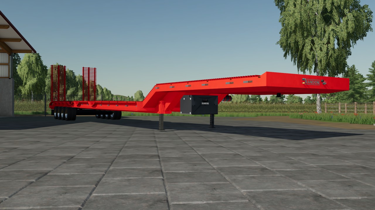 Remolque de transporte aleatorio 25m