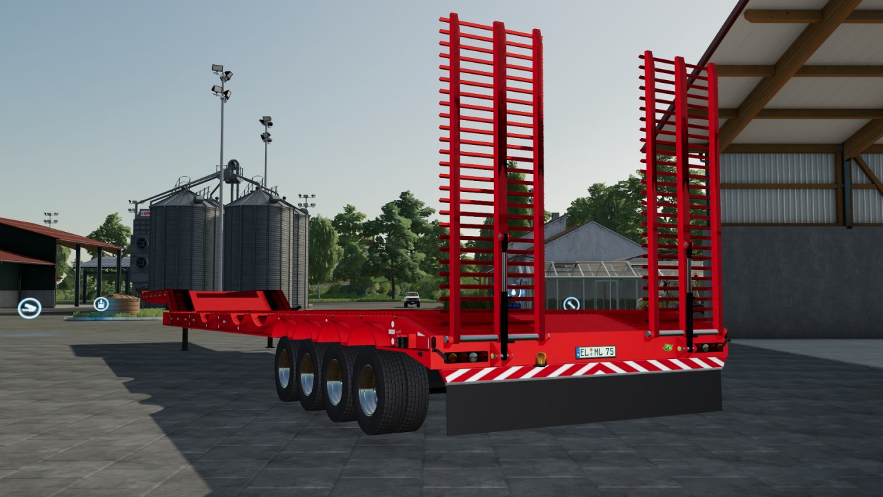 Remolque de transporte aleatorio 25m