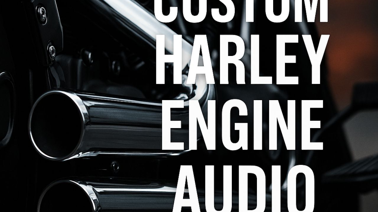 Realistischer Harley-Davidson-Sound