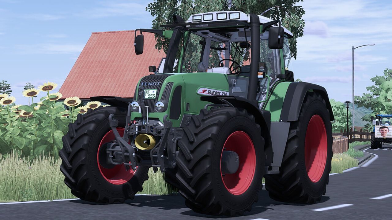 Son réaliste Fendt Favorit 700 Vario