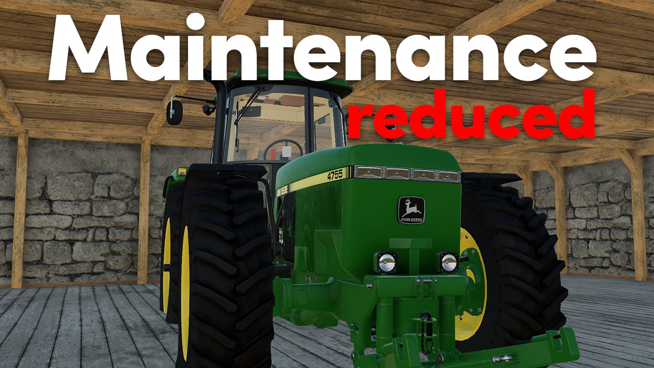 Reduced maintenance costs