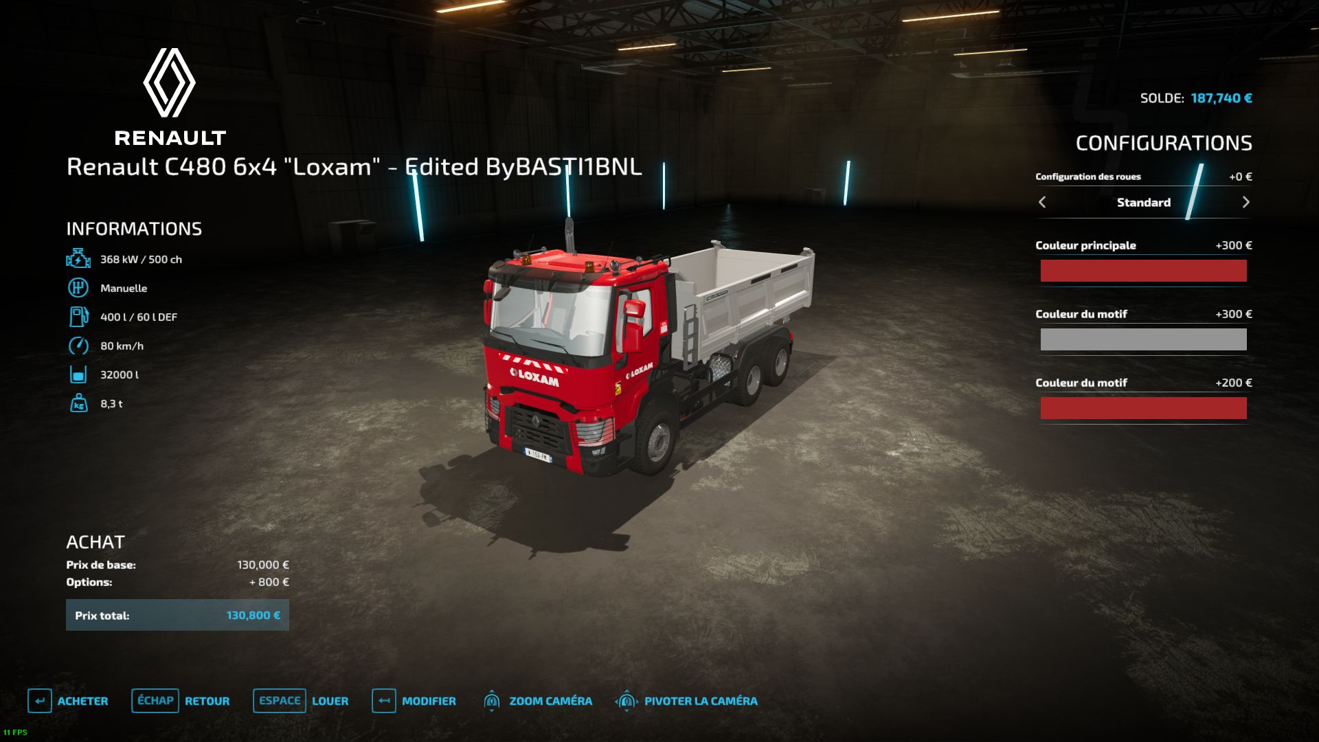Пакет общественных работ Renault C480