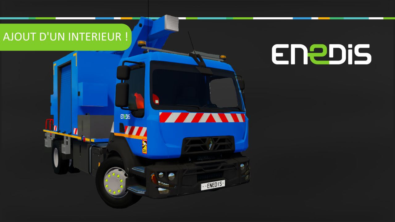 Renault D14 PEMP 15m with workshop (Enedis)