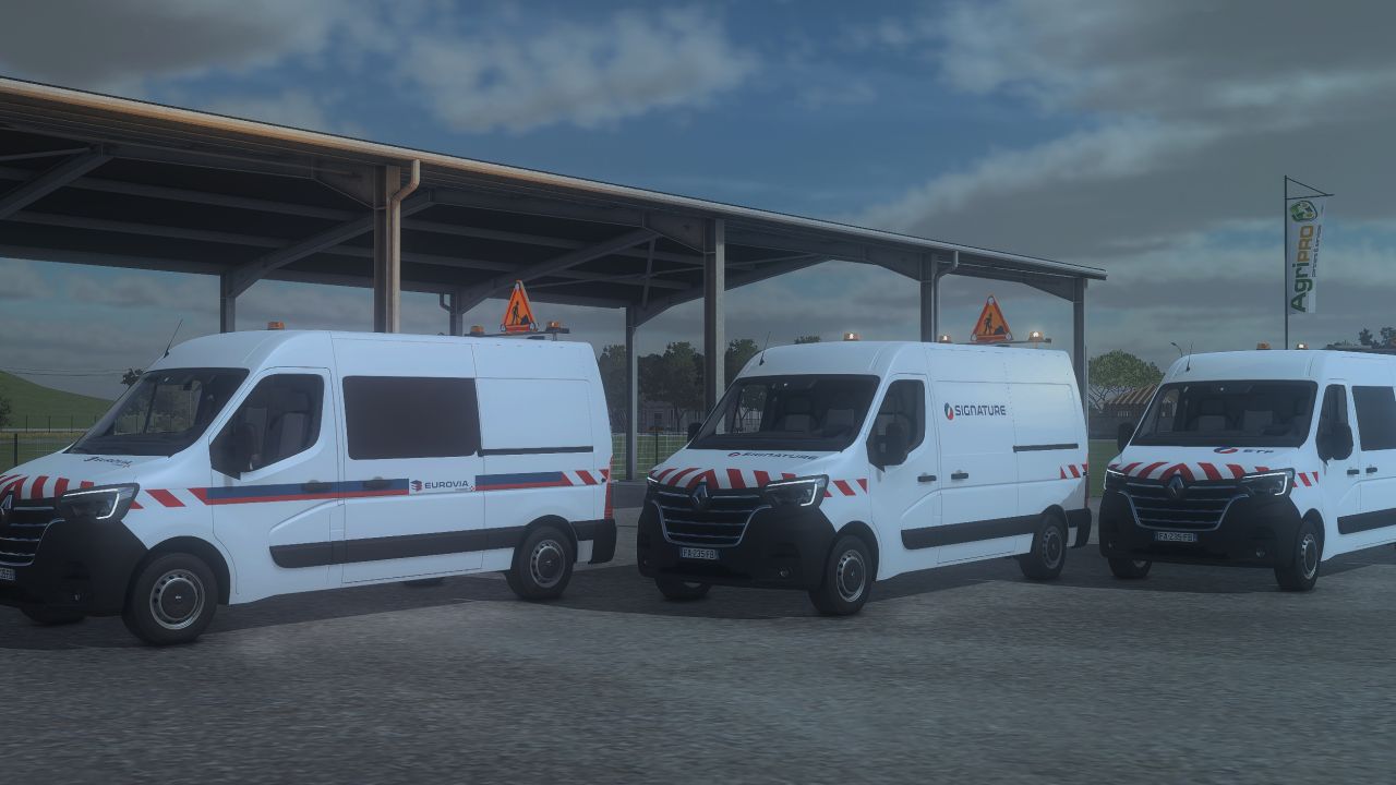 Renault Master Eurovia + Civil avec gyrophare