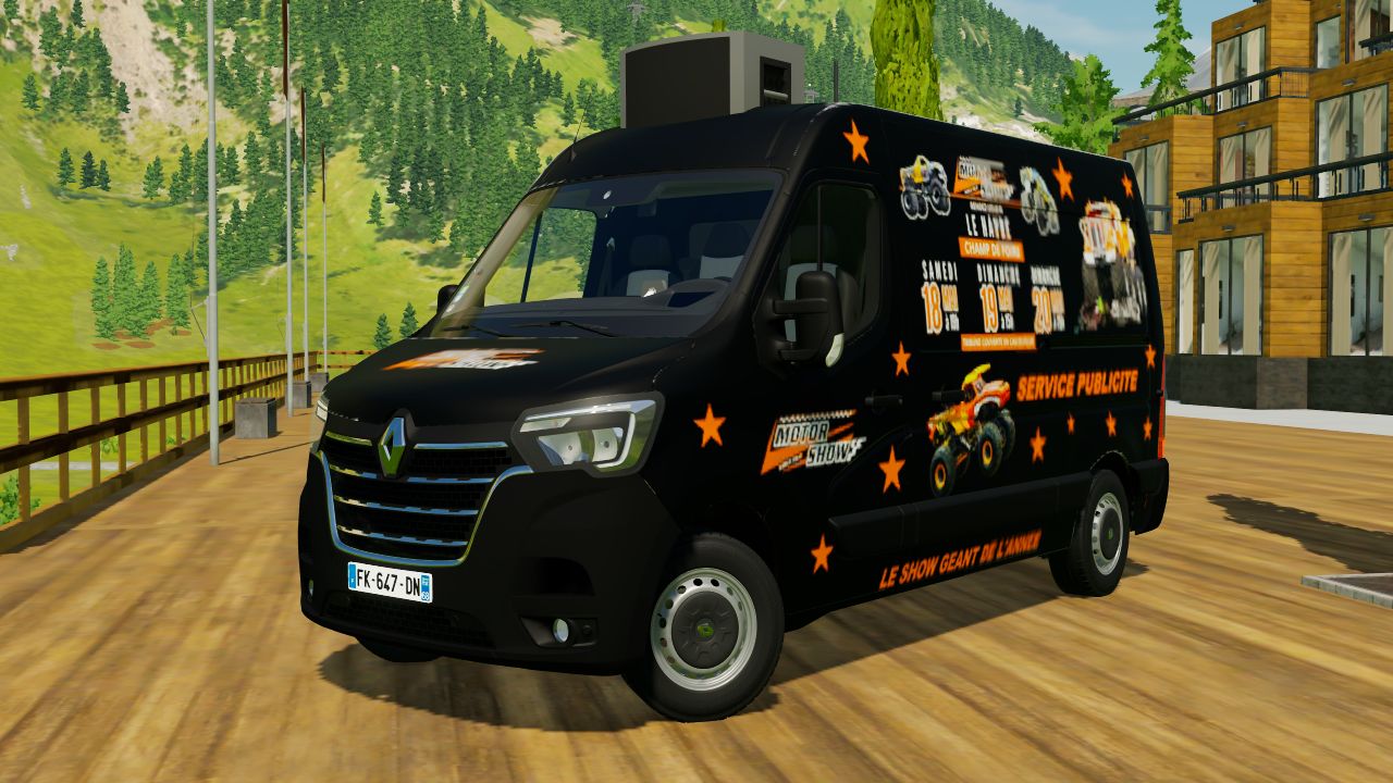 Renault Master Pub Motor Show World Tour Le Havre