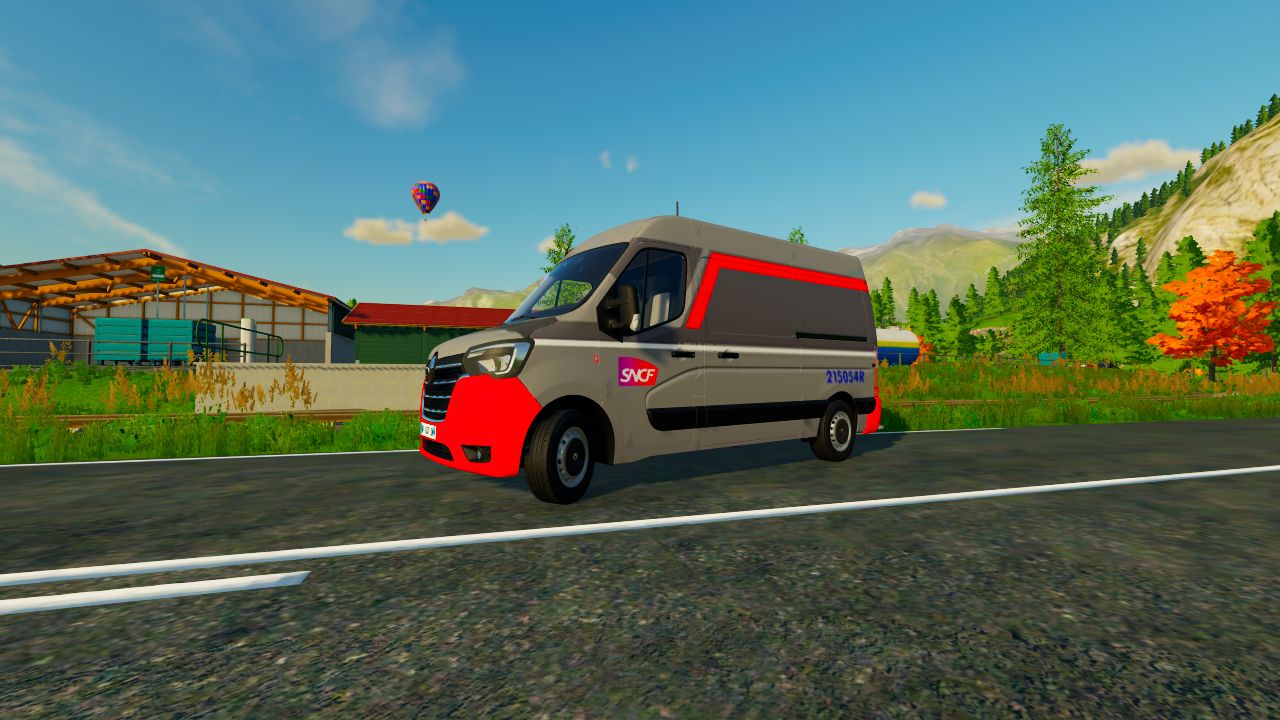 Pintura Renault Master SNCF “Multiserviço”