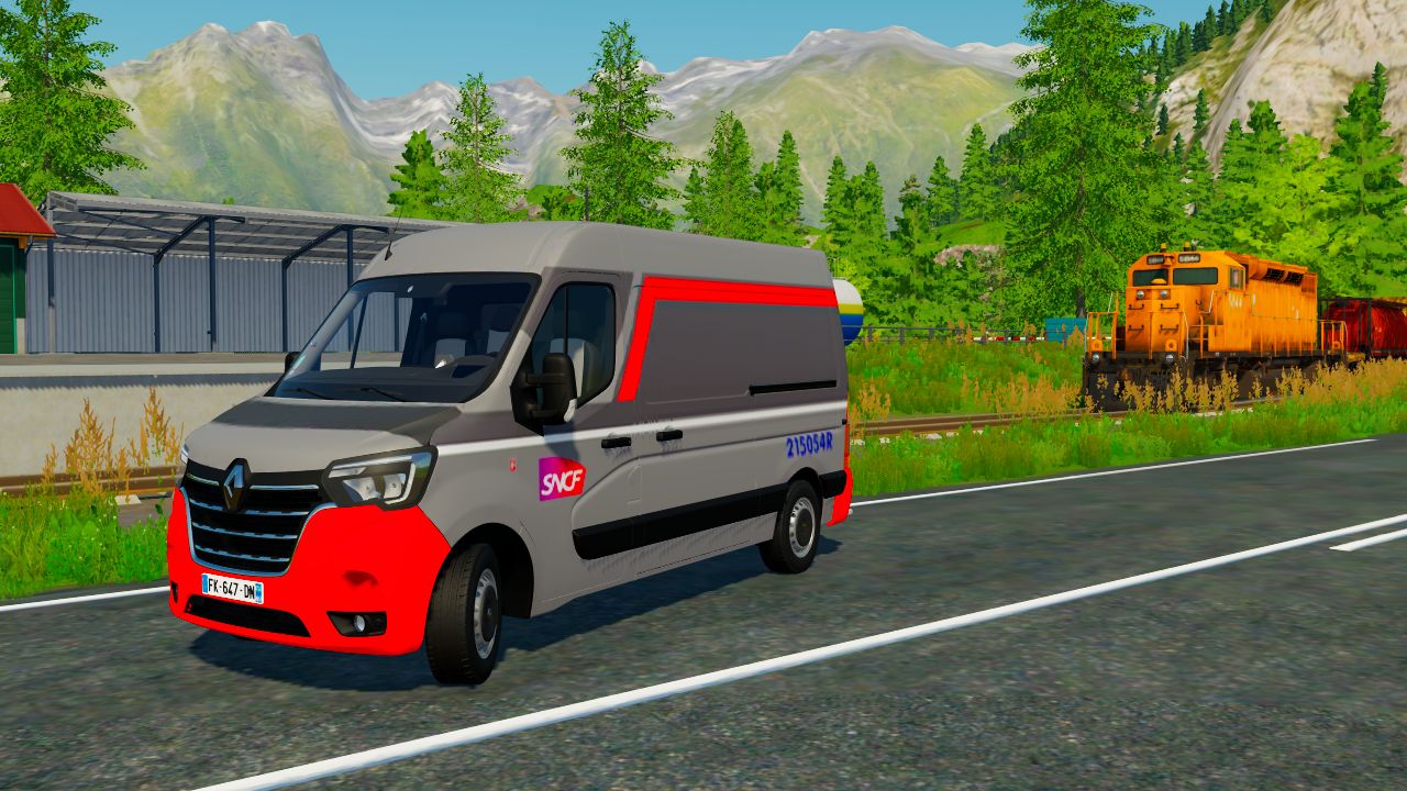 Malowanie Renault Master SNCF „Multiservice”.