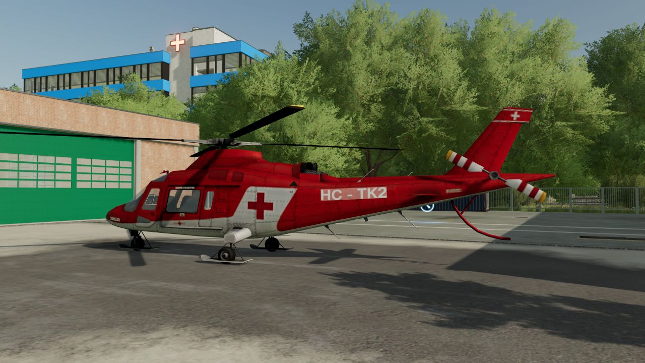 Rescue helicopter