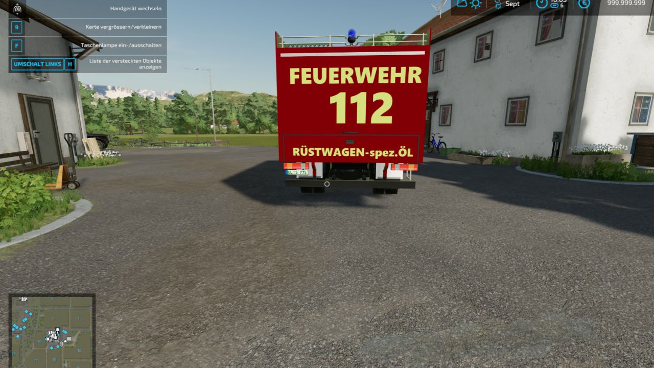 Caminhão de resgate Mercedes-Benz corpo de bombeiros especializado em óleo