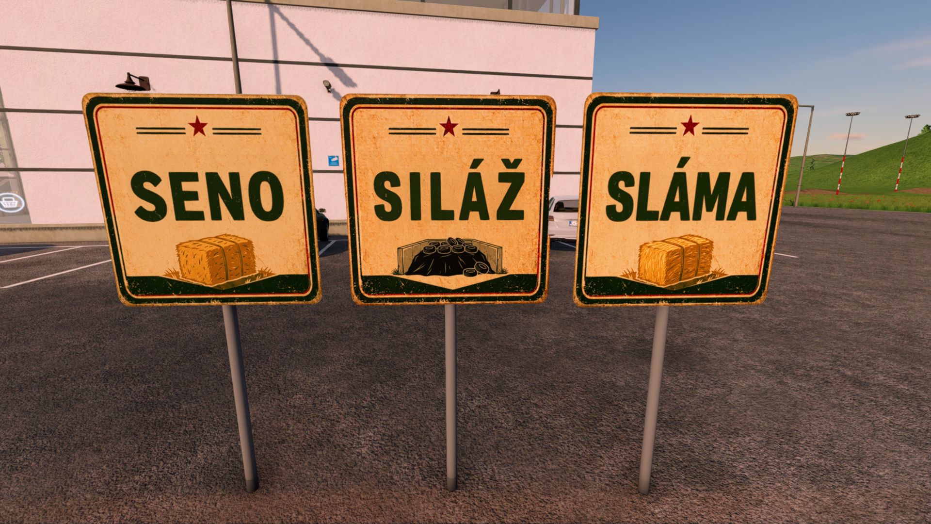 Panneaux de style rétro – édition tchèque