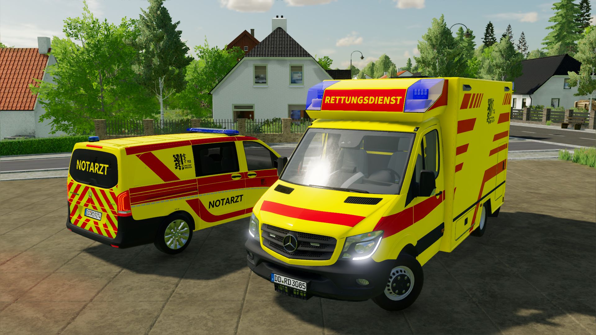 Rettungsdienst Feuerwehr Dresden Pack