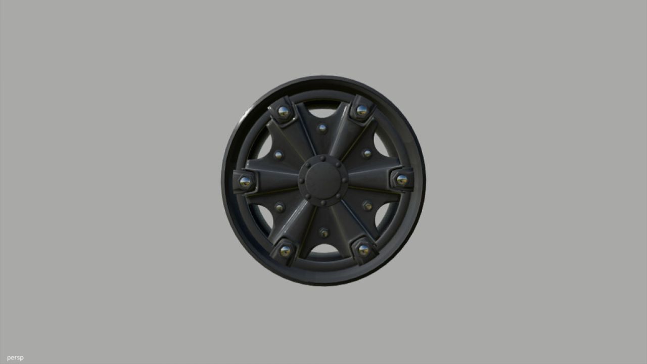 Roues D'Artillerie Pour Camion (Prefab)