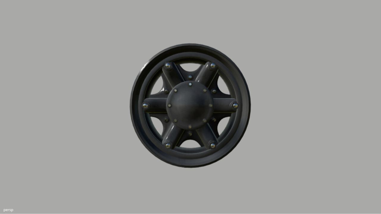 Roues D'Artillerie Pour Camion (Prefab)