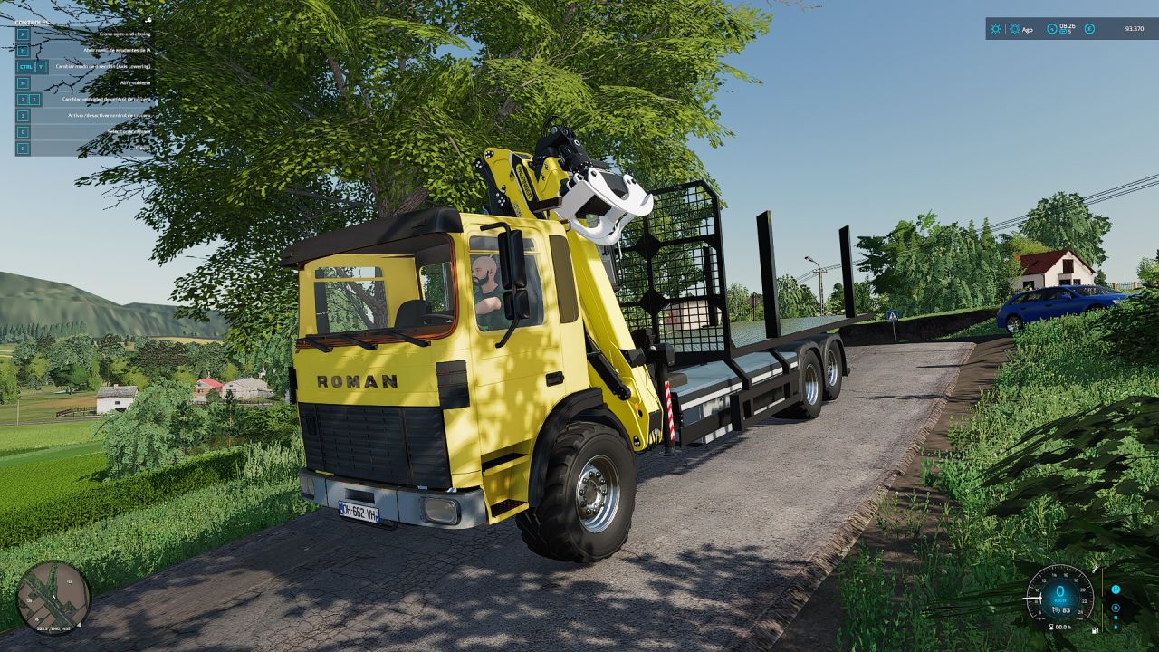 Camion forestale romano