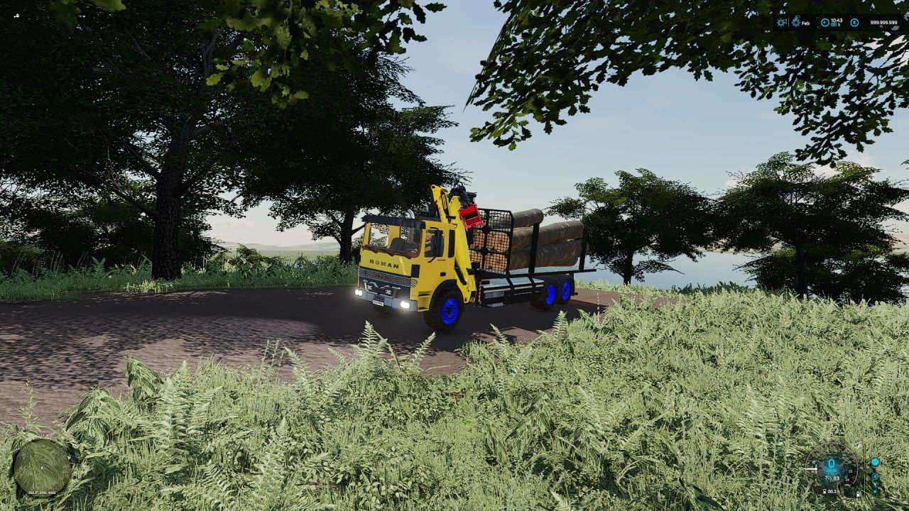 Camion forestale romano