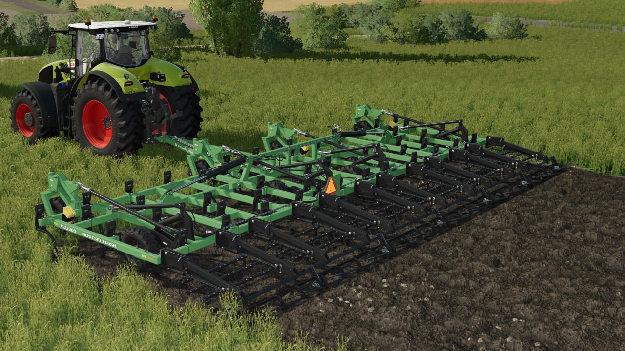 Rostelmash K-12200 cultivator with plow function
