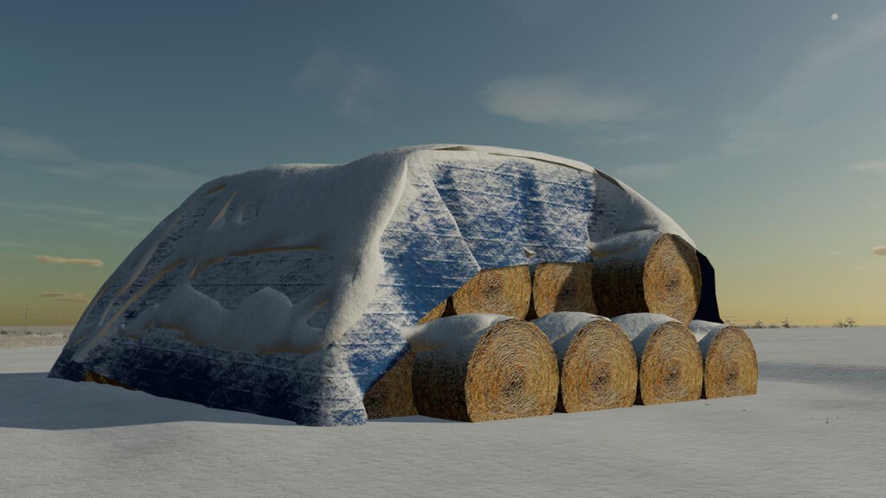 Round Bale Stack