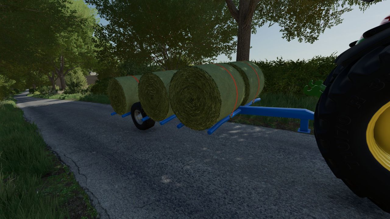 Round Bale Trailer