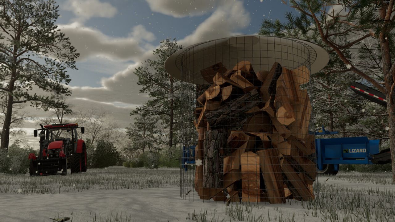 Round Firewood Storage