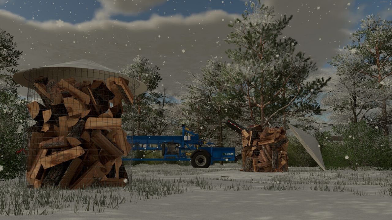Round Firewood Storage