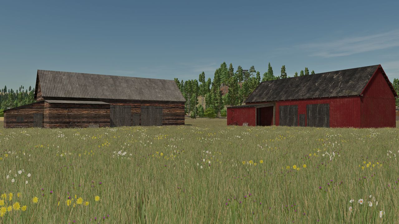 Scandinavia old sheds