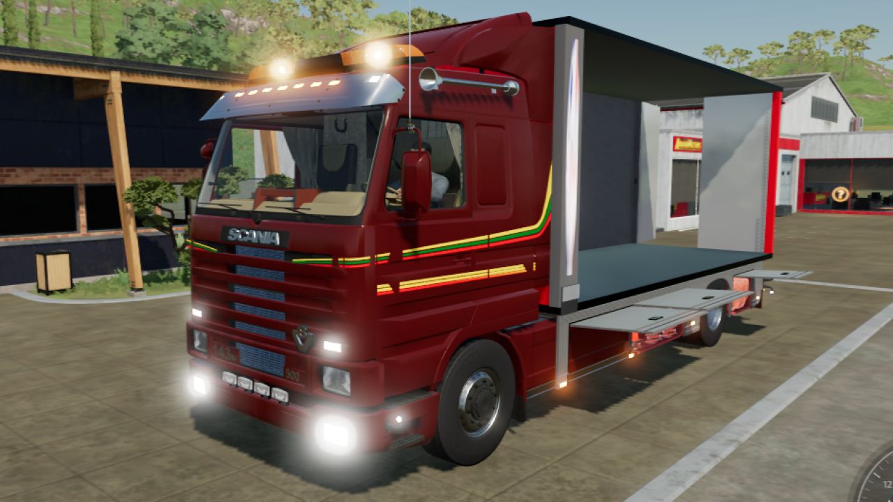 Scania 143 com lona