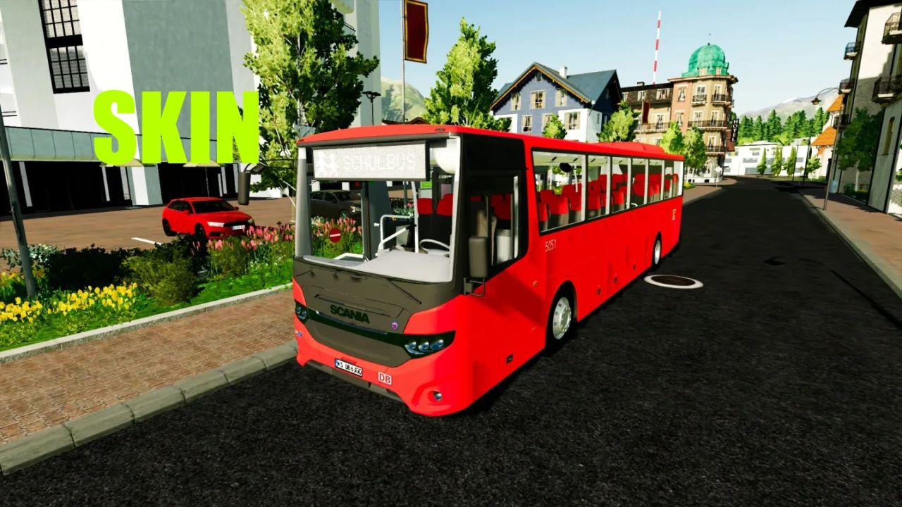 Scania Interlink LD 2015 bus from Deutsche Bahn