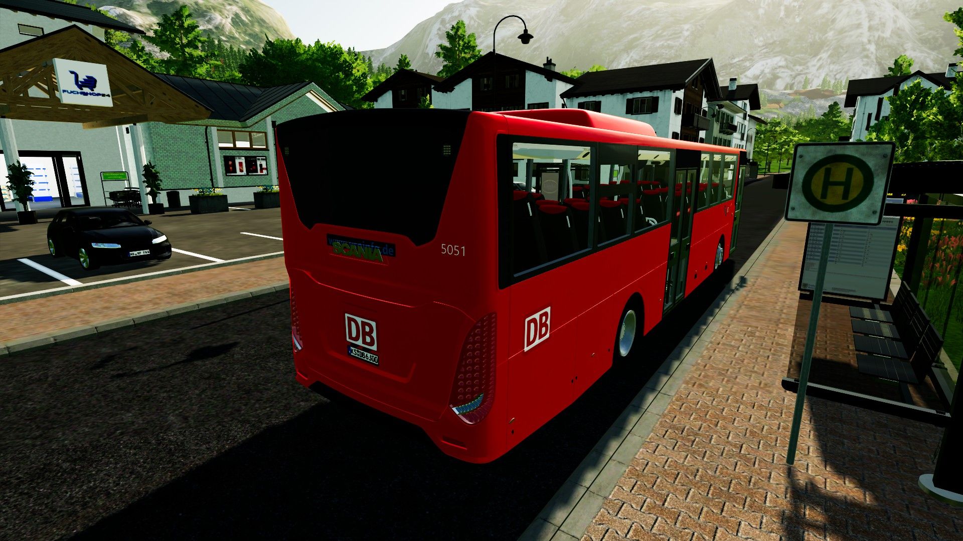 Scania Interlink LD 2015 bus from Deutsche Bahn