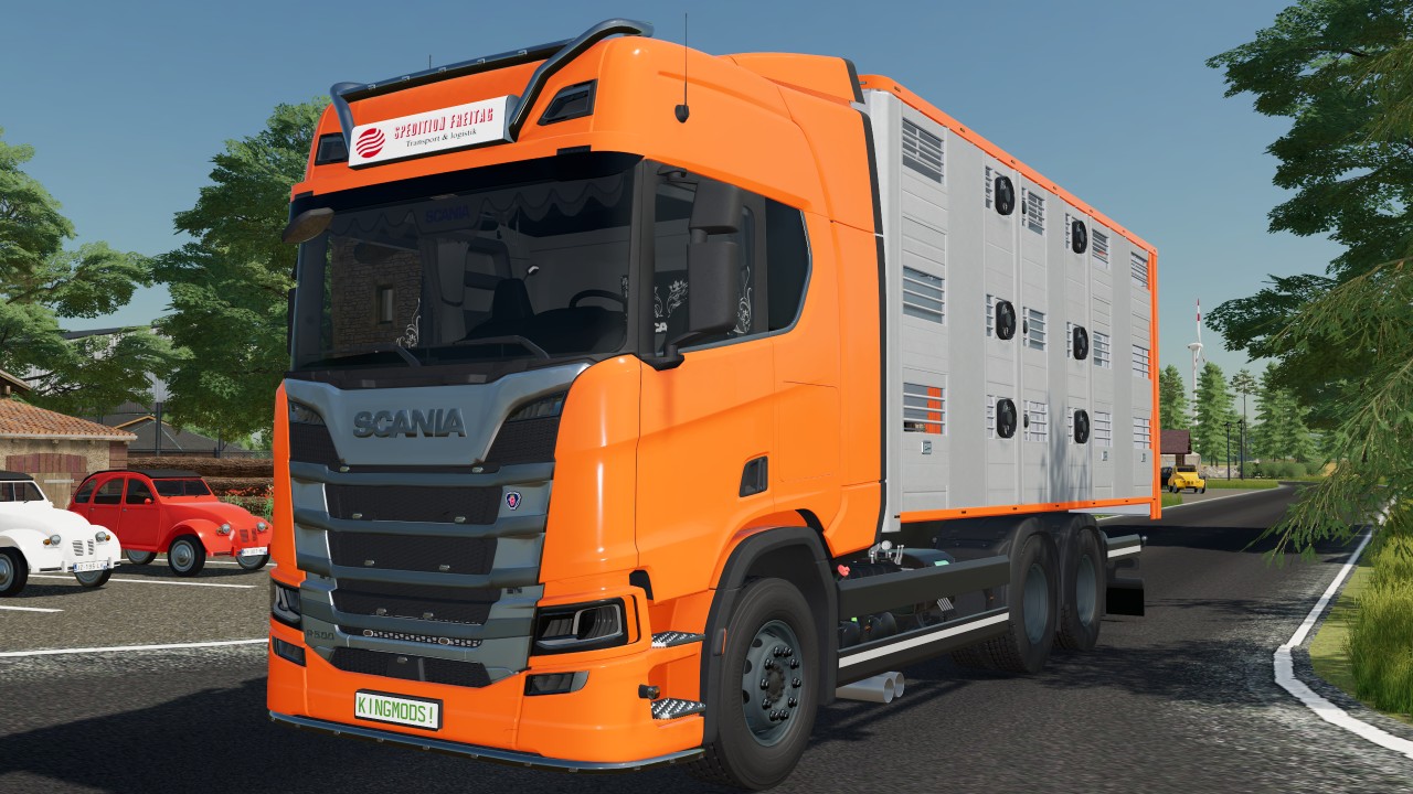 Транспорт для перевозки животных Scania R