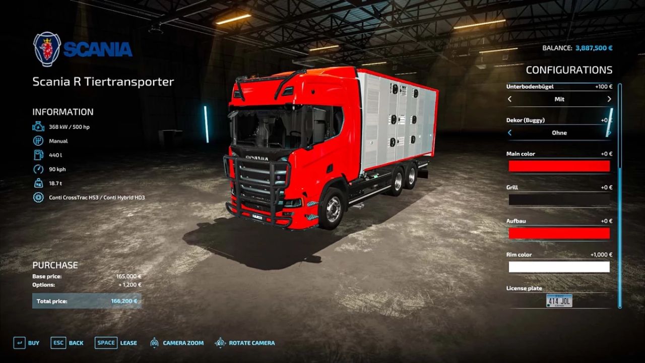 Scania R Tiertransporter