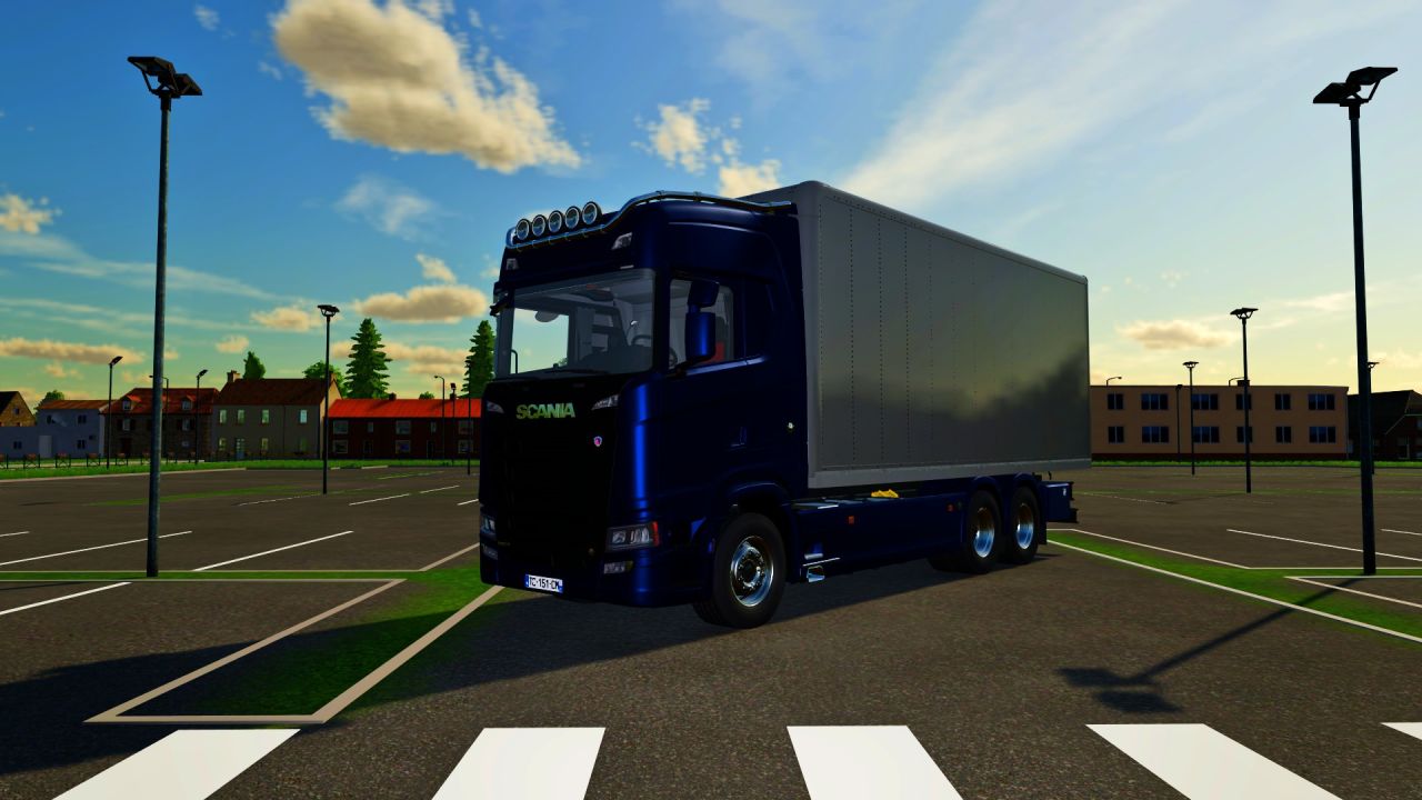 Scania S Box avec hayon