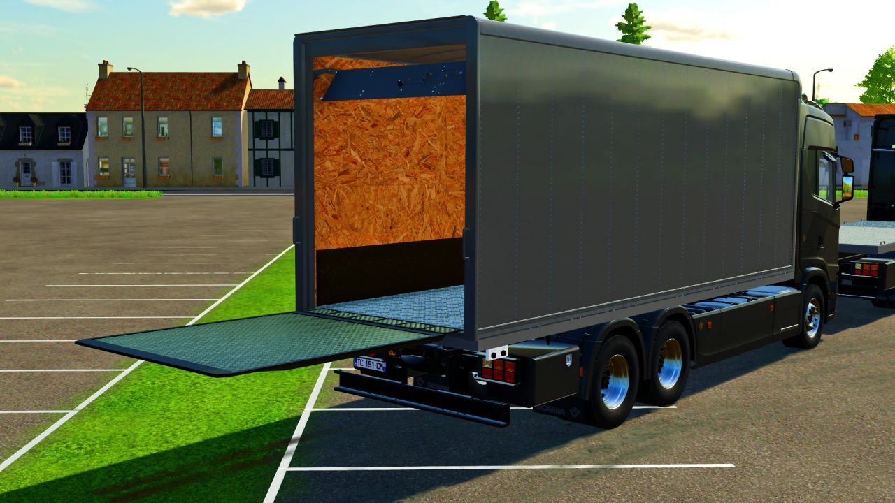 Scania S Box avec hayon