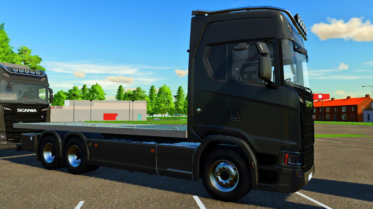 Scania S (бортовой прицеп)