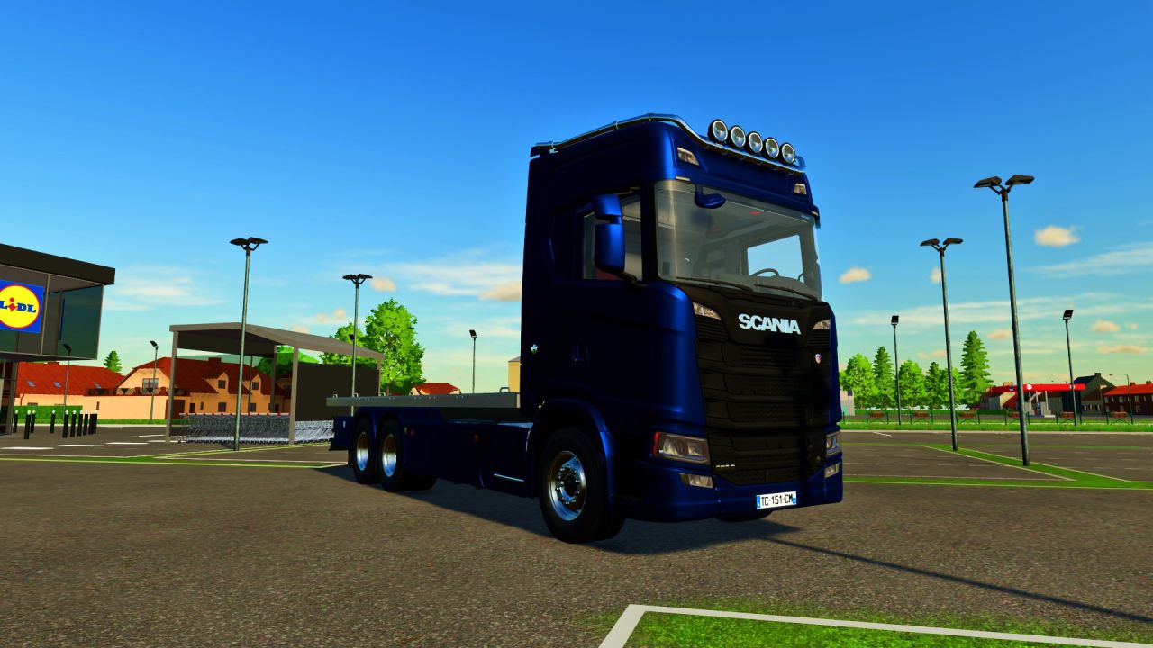 Scania S (remorque plateau)