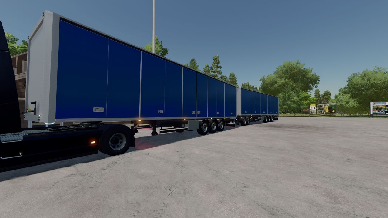 Scania with sidedoors trailer