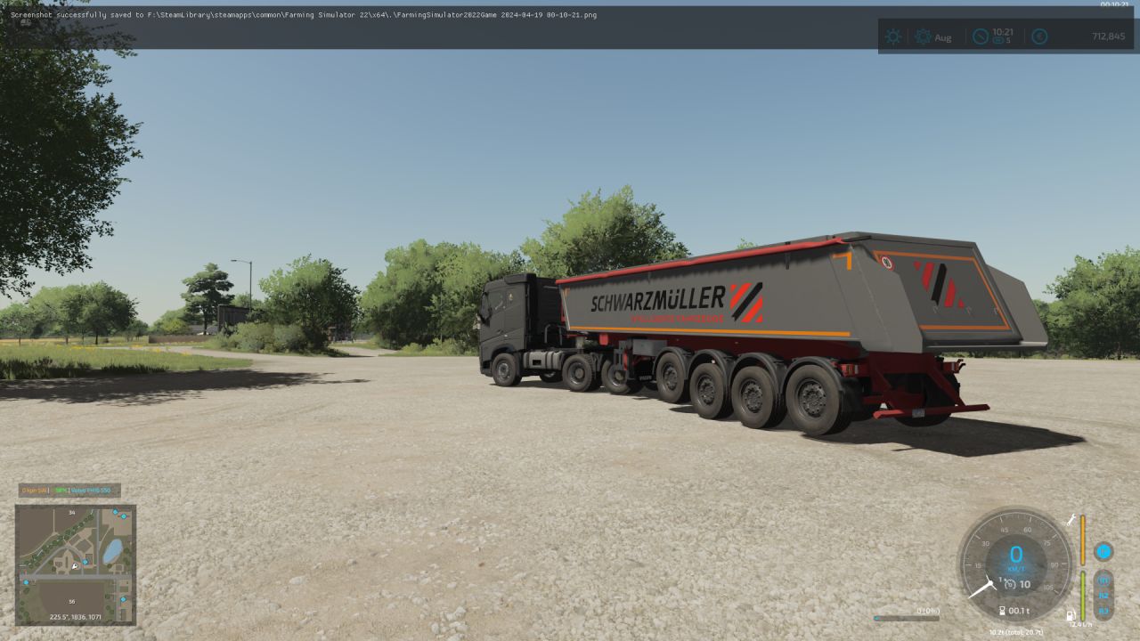 Schwarz Mueller Alu 4 axles Tipper trailer