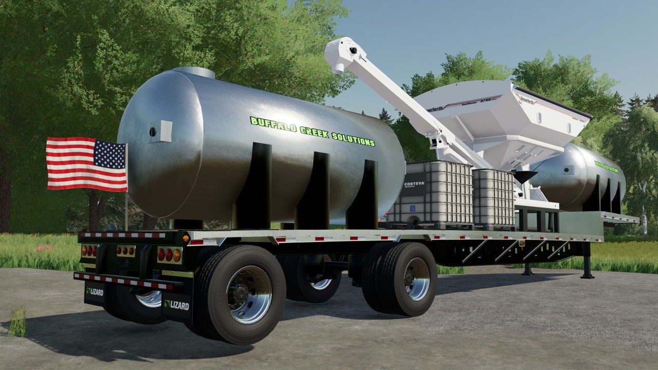 Seed and fertilizer trailer