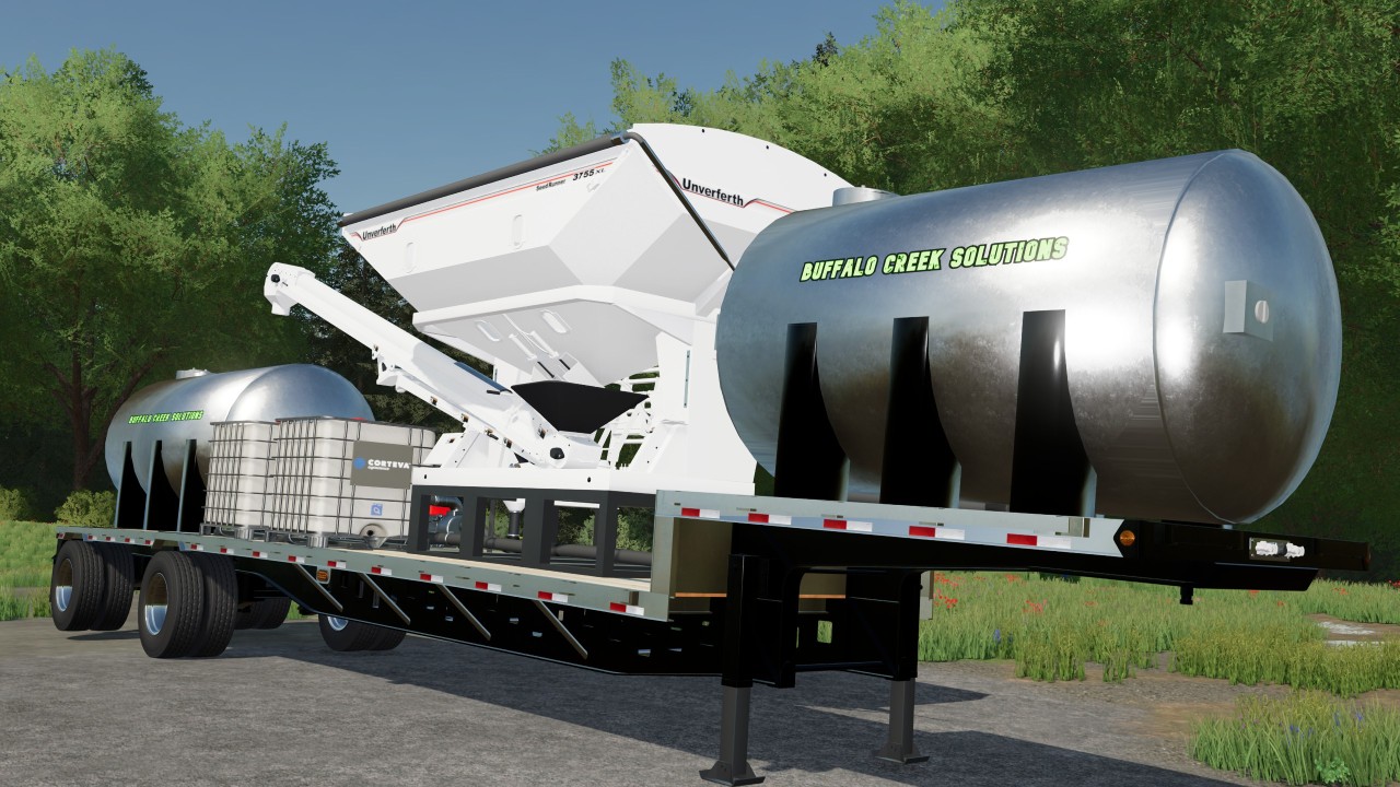 Seed and fertilizer trailer