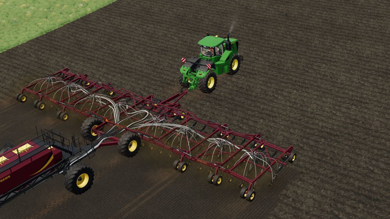 Seed Hawk Xl toolbar (84ft) with additional systems