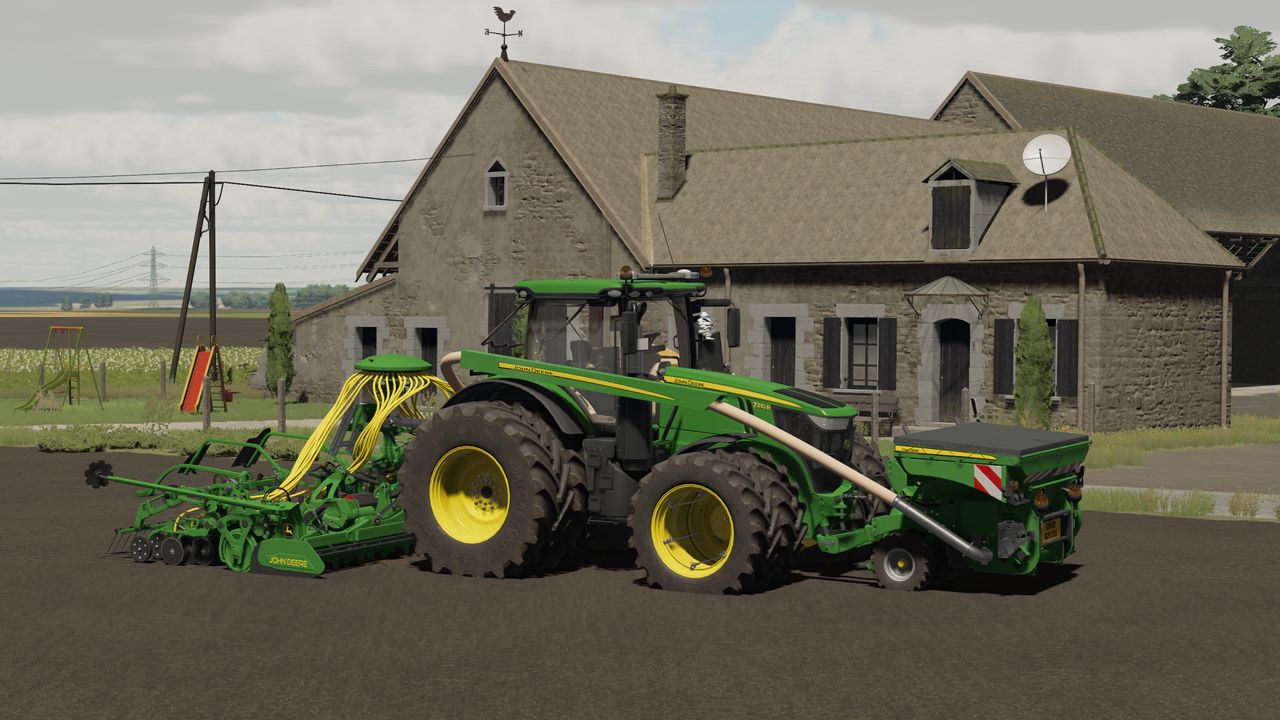 Siewnik + Zbiornik John Deere