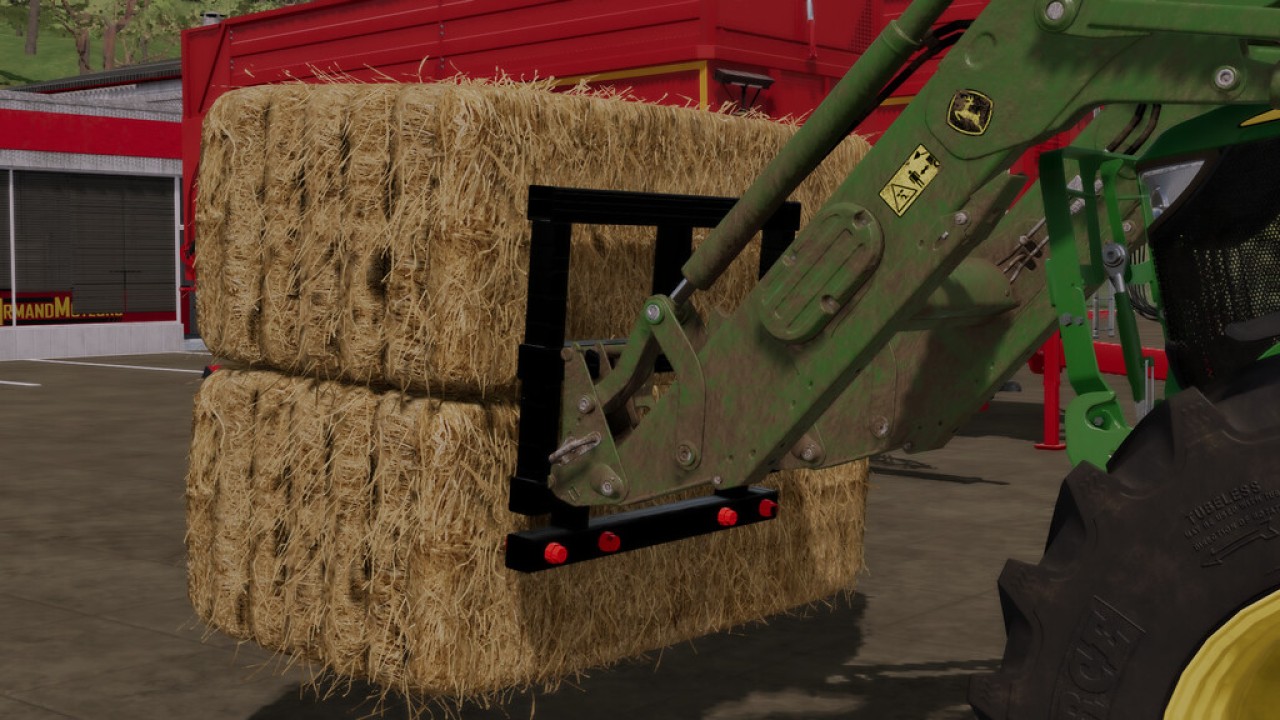 Self-Made Bale Fork