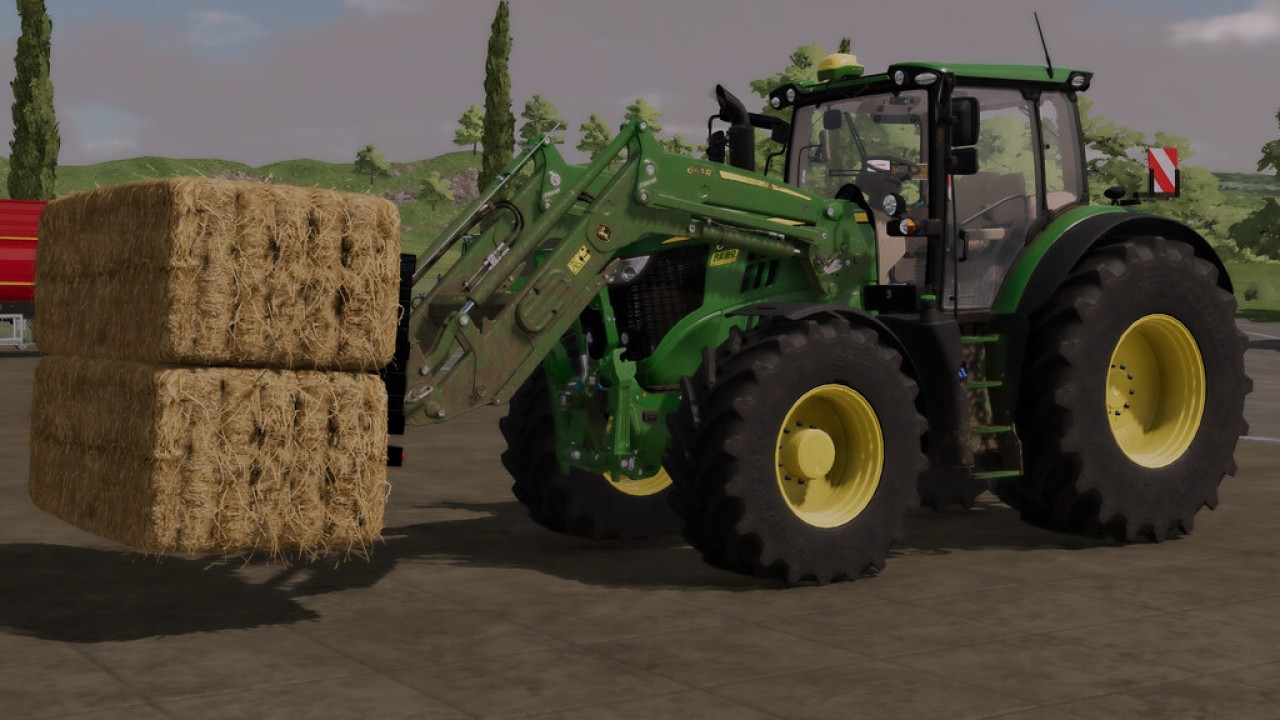 Self-Made Bale Fork