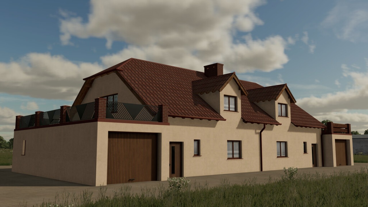 Dom w zabudowie bliźniaczej (Prefab)