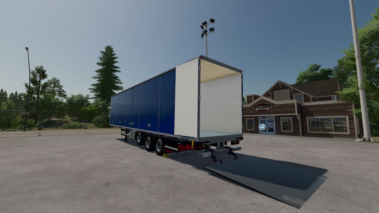 Semi Trailer with tail lift