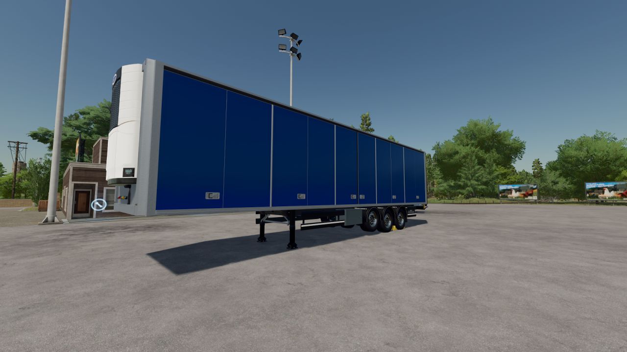 Semi Trailer with tail lift FS22 - KingMods