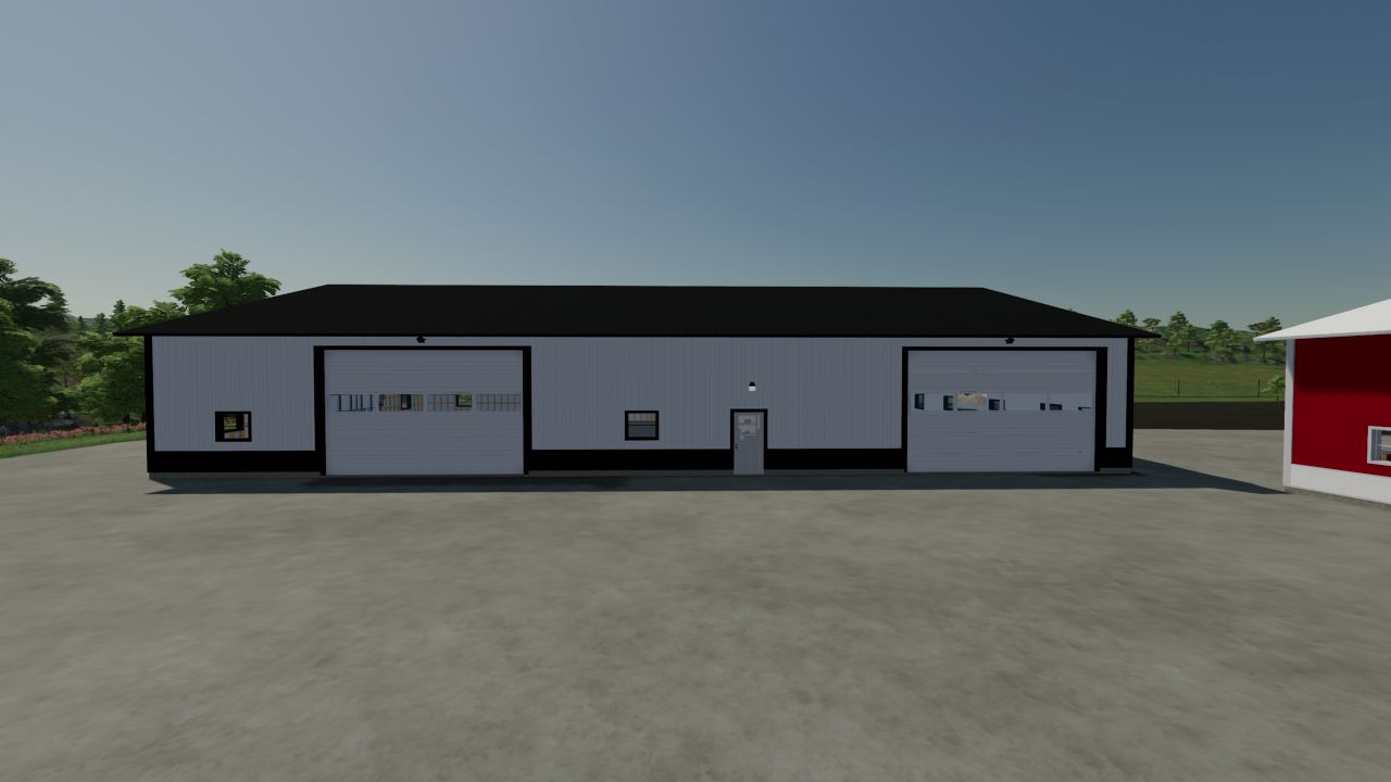 Satz Schuppen mit Werkstatt 56x96