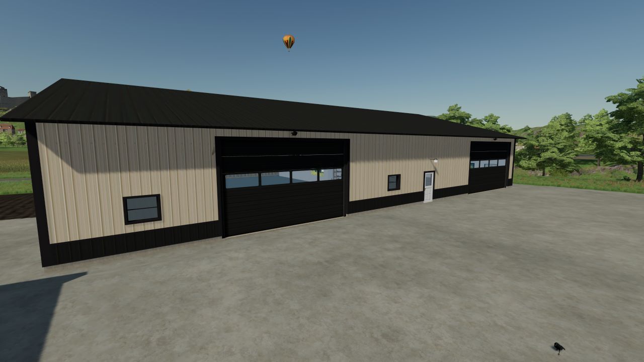 Satz Schuppen mit Werkstatt 56x96